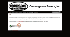 Desktop Screenshot of convergenceevents.org