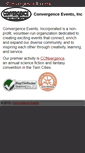 Mobile Screenshot of convergenceevents.org