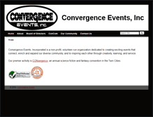 Tablet Screenshot of convergenceevents.org